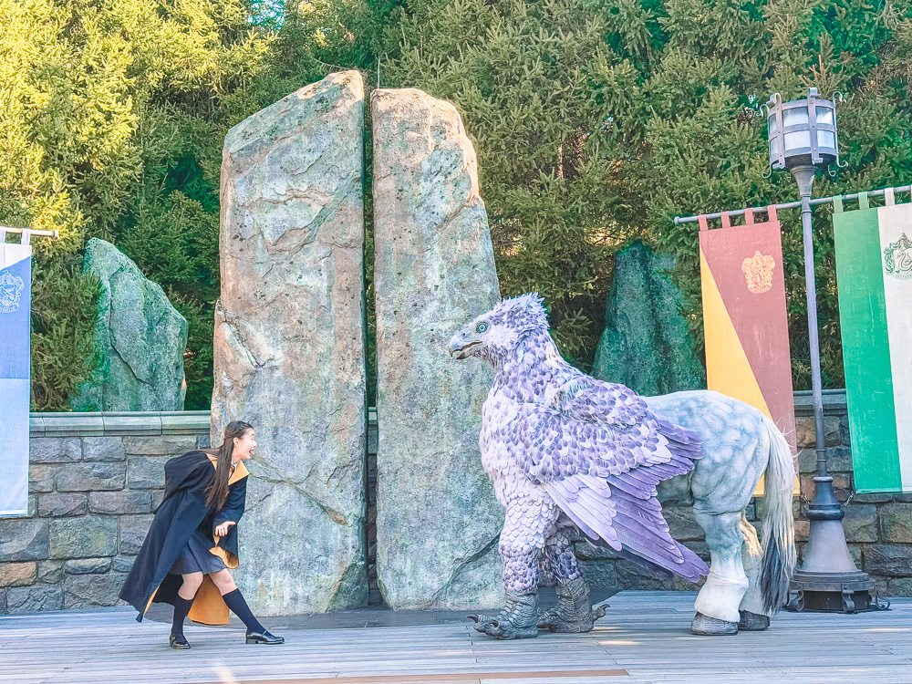 One of the live performances at the Wizarding World of Harry Potter at USJ in Osaka, Japan