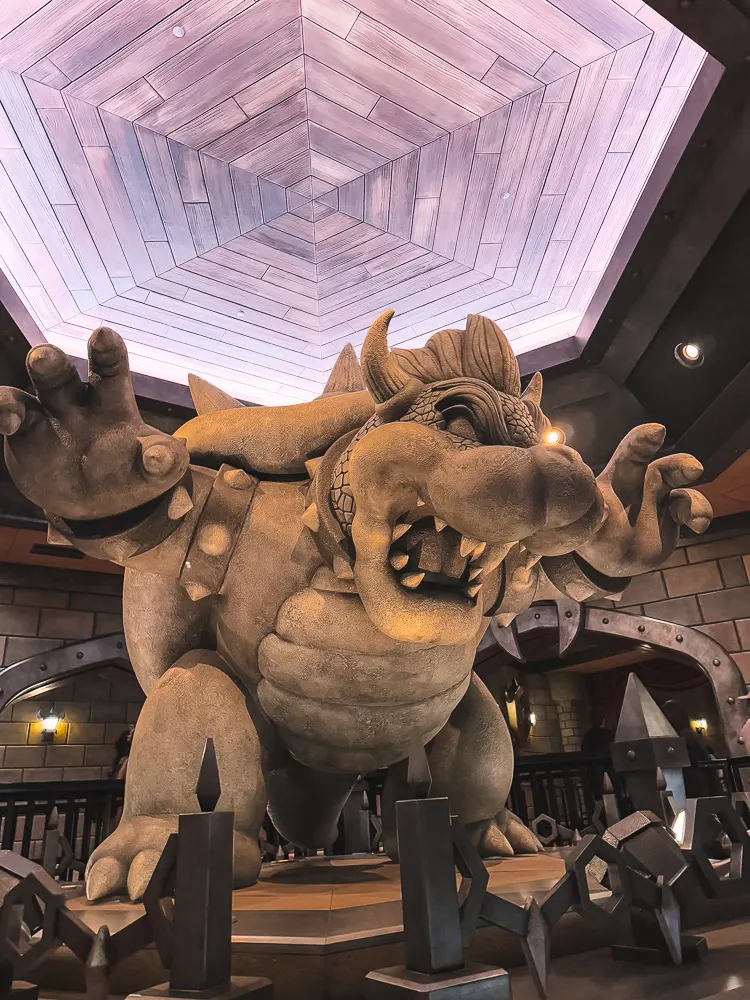The entrance to Koopa's Challenge at Super Nintendo World at USJ