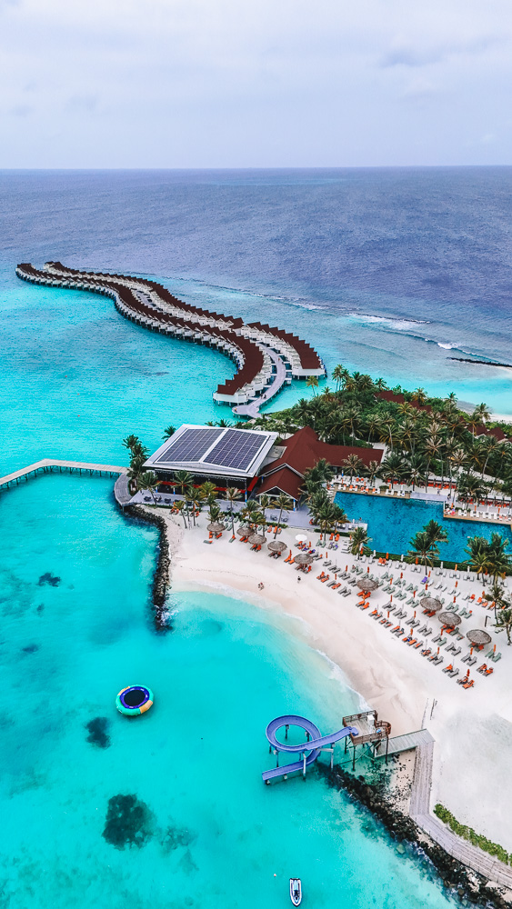 OBLU XPERIENCE Ailafushi seen from above