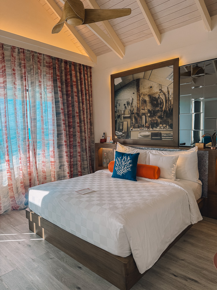 Our bedroom in the Water Villa at OBLU XPERIENCE Ailafushi