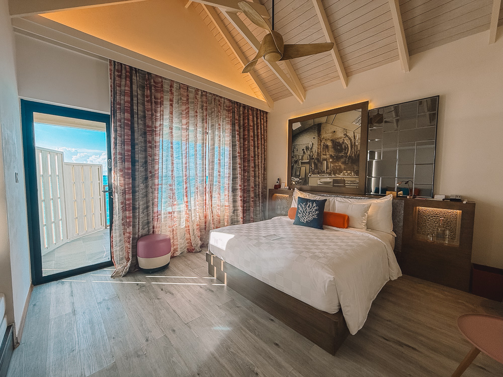 Our room in the Water Villa at OBLU XPERIENCE Ailafushi