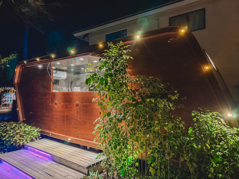 The Copper Pot Food Truck at OBLU XPERIENCE Ailafushi, in the Maldives