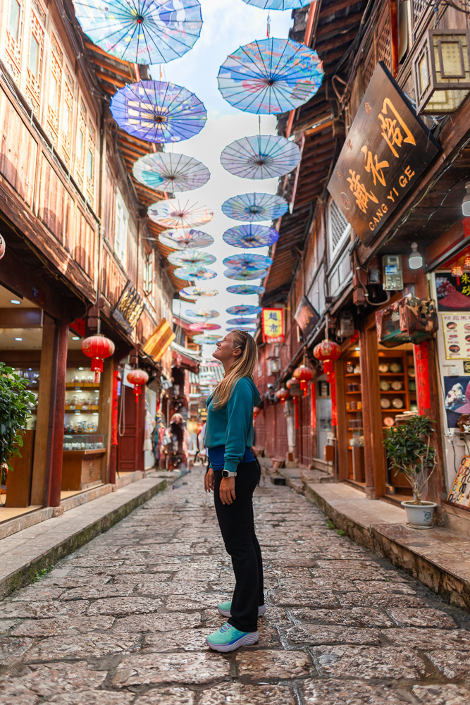 Exploring the picturesque streets of Lijiang Ancient Town in Yunnan, China