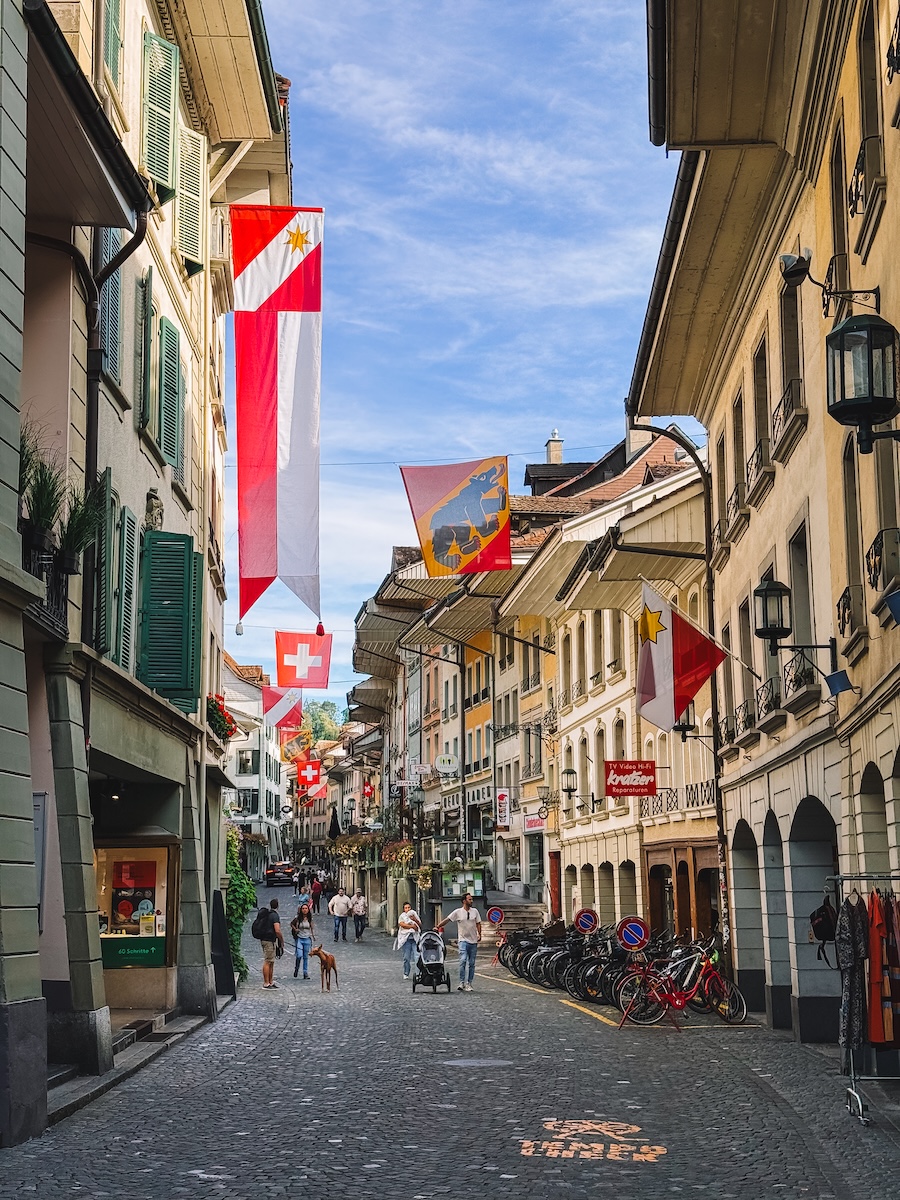 Exploring the streets of Thun, Switzerland