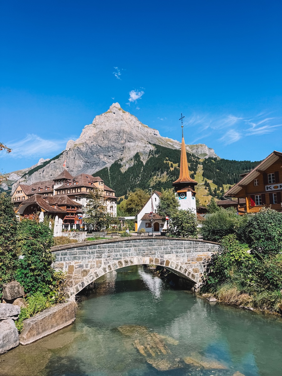 Exploring the cute town of Kandersteg