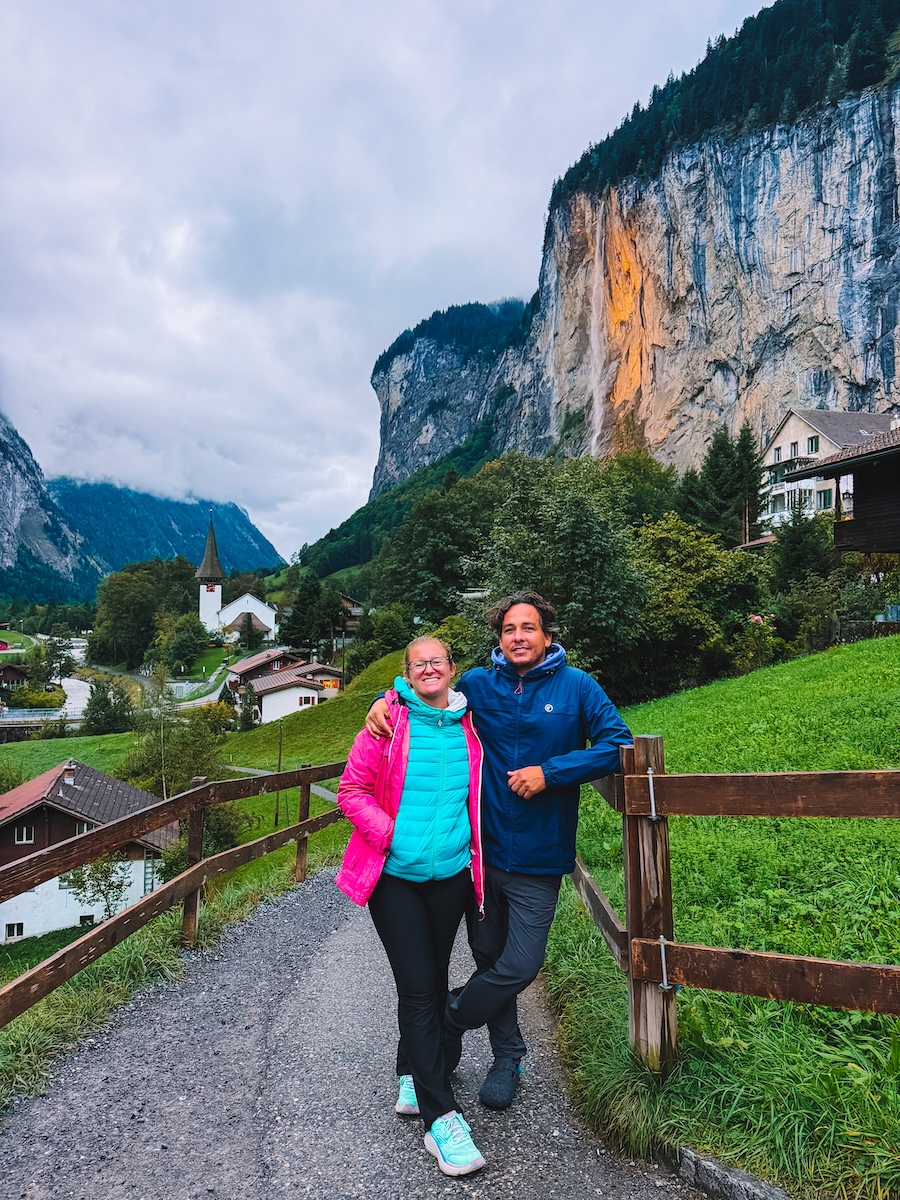 Exploring the village of Lauterbrunnen in Switzerland