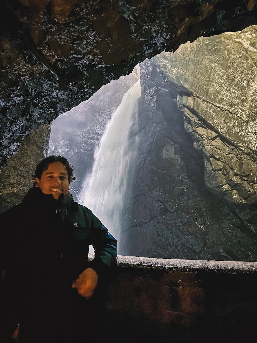 Exploring the caves and waterfalls of Trümmelbach Falls